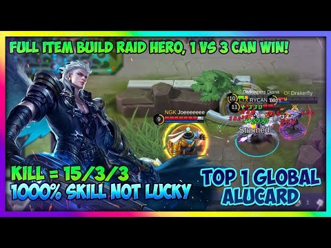 Show off Alucard Skill ! - Top Global 1 Alucard by Darkwaters Diana - Mobile Legends