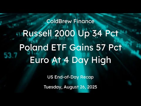 Stock Market Tuesday: Recap of US Stocks, Crypto, FX, Commodities for Tues, Aug 26, 2025