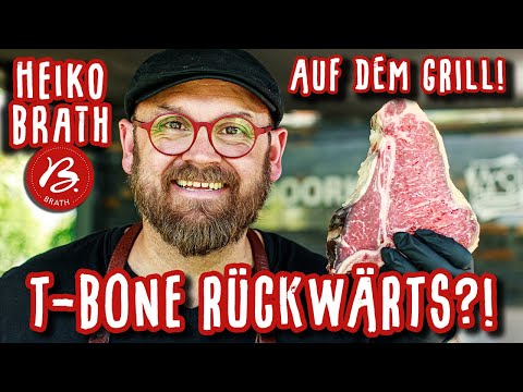 Reverse grilling 🔴🔥 Example T-bone steak 🔴 Heiko Brath