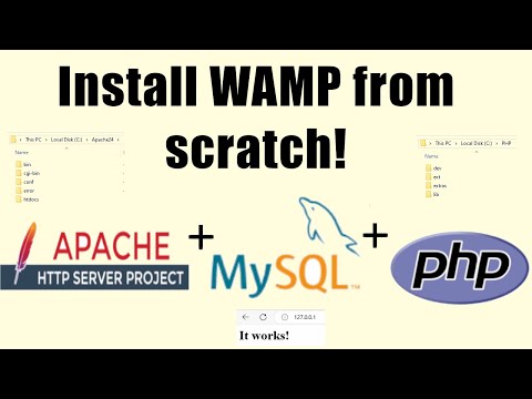 Set up WAMP from scratch!   Full Stack Web Developer