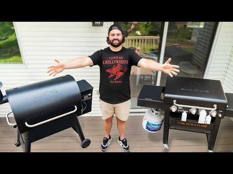 $1000 Traeger vs $400 Blackstone Grill