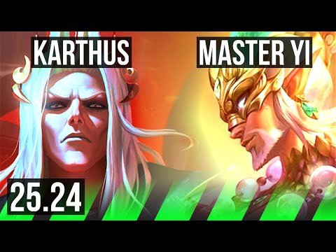 KARTHUS vs MASTER YI (JGL) | EUW Master | 25.24