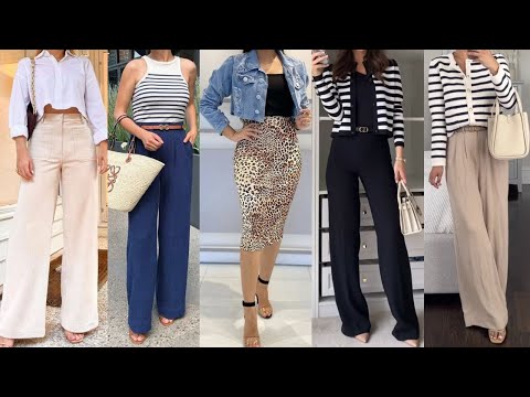 ELEGANTES Y SENCILLOS ATUENDOS EN TENDENCIA DE MODA 2024 PARA PRIMAVERA VERANO