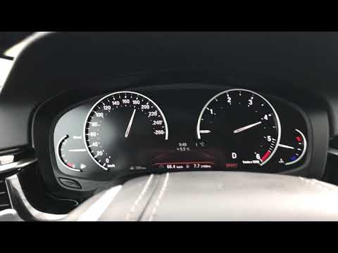 BMW 5 G30 518d 0-100, 0-180 top speed auto