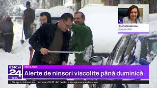 Iarna nu se lasă dusă: viscol și ninsori până duminică. Șefa ANM: „Ne așteptăm să vină primăvara”