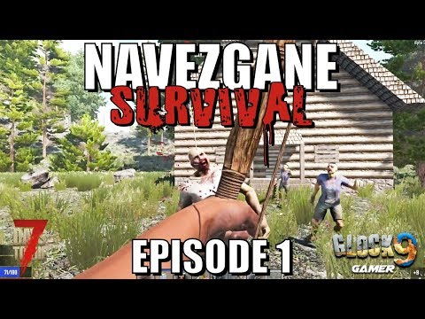 7 Days To Die - Alpha 17 Navezgane Survival EP1 + Giveaway Video