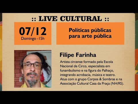 LIVE: Políticas Públicas para a Arte Pública (Filipe Farinha)