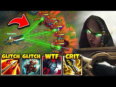 THIS SENNA BUILD LOOKS LIKE A LITERAL GLITCH! (EVERY AUTO SPLASHES 3 TIMES)