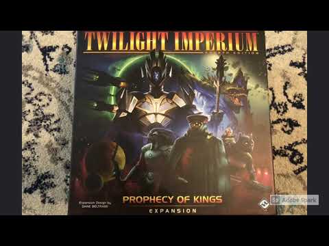 Organizing Twilight Imperium 4th Edition with Prophecy of Kings expansion