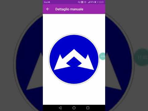 Segnali di obbligo: patente in arabo