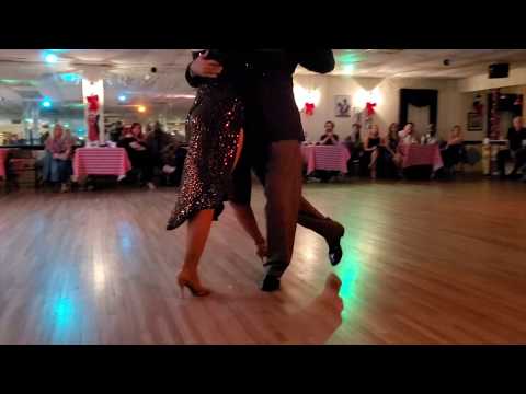 Tango Vals: Jerry Matias & Christine Urgell @Tangocho Milonga  "La Serenata de Ayer" "d'Arienzo.