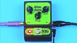 Video thumbnail for NIG Detune Chorus pedal demo by Berger