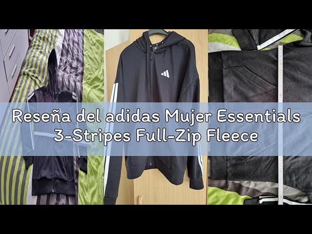 Vídeo relacionado con Adidas Mujer Essentials 3-Stripes Cotton Leggings, Medium Grey Heather/Black, L