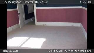 preview picture of video '322 Mosby Ave. Littleton NC 27850'