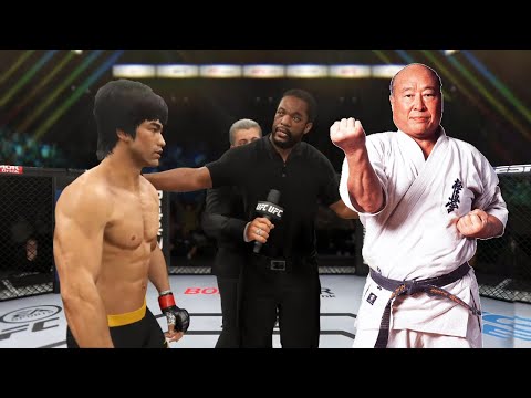 UFC 4 | Bruce Lee vs. Masutatsu Oyama (Master karate) (EA Sports UFC 4)