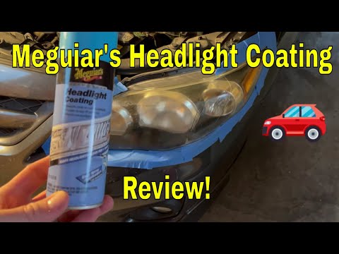 Meguiar's Headlight Coating Review! How to Make Your Old Car Headlights Look Brand New!
