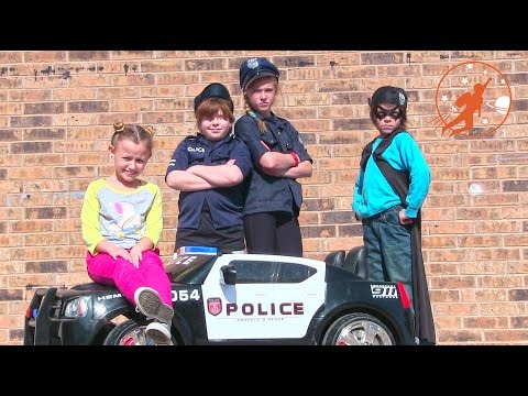 Little Heroes 19 - the Cops, the Police Car, the Toy Trucks, the Stealer and Supergirl