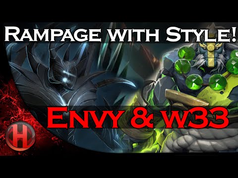 Rampage with Style! Secret.EE + w33 Rampage Dota 2