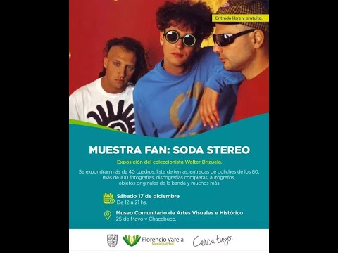 IMAGENES DE LA PRIMER EXPO FAN - #sodastereo #gustavocerati #zetabosio #charlyalberti