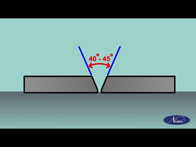 Butt Weld Single V Butt joint on a 10 mm thick mild steel Plate
