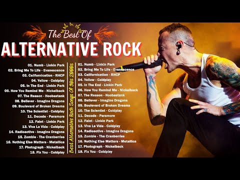 Alternative Rock 90s 2000s Hits ⚡⚡ Linkin park, Coldplay, Creed, Nirvana, Nickelback, Evanescence