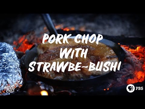 Chef Magnus Nilsson and Christian Puglisi Make Pork Chop With Strawbe-bushi