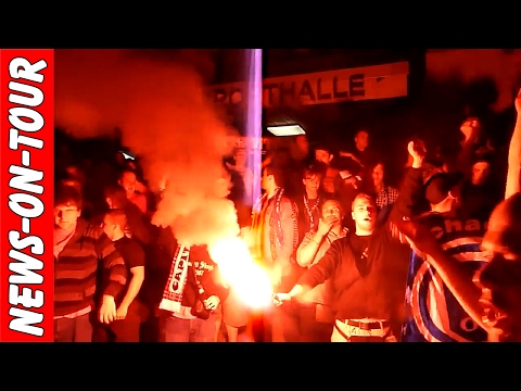 RK Vardar Skopje (22.04.2011) Outdoor Fan Emotions Gummersbach Eugen Haas Halle! TV.NEWS-on-Tour.de
