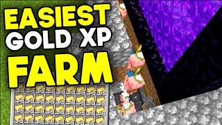 Easiest Gold XP Farm Minecraft Bedrock 26.1+ (2026)