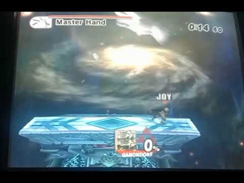 Boss Battles Vs. Master Hand [Ganondorf, Intense, No Damage, SSBB]