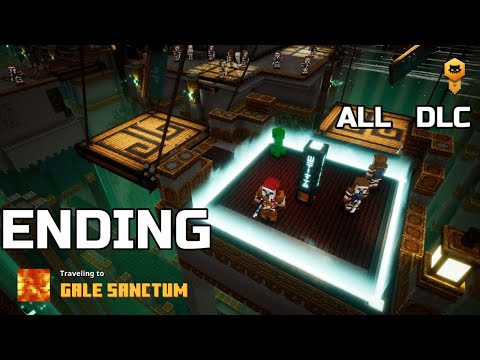 Minecraft Dungeons ALL DLC  WALKTHROUGH - ENDING [ GALE SANCTUM ]