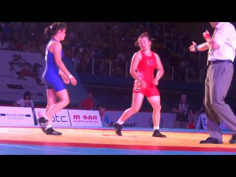 Jr World WFS - Battsetseg (MGL) dec. Kit (UKR), 55 kg finals