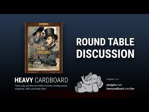Round Table only - City of the Big Shoulders Round Table discussion by Heavy Cardboard