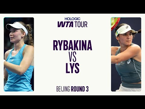 Elena Rybakina vs. Elaine Rybakina. Eva Lys | 2025 Peking, Runde 3 | WTA-Match-Highlights