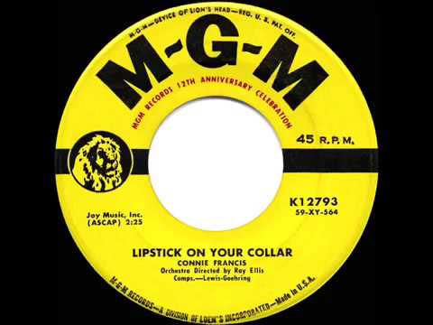 1959 HITS ARCHIVE  Lipstick On Your Collar   Connie Francis