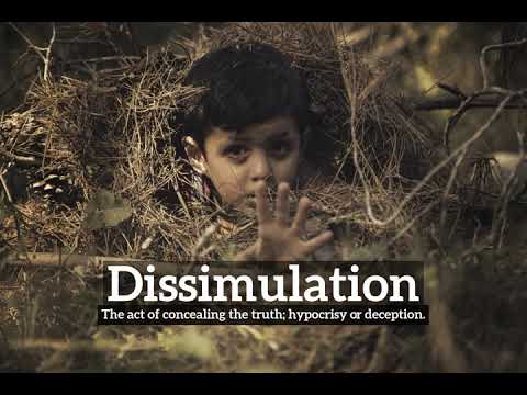 How to Say Dissimulation in English? | How Does Dissimulation Look? | What is Dissimulation?