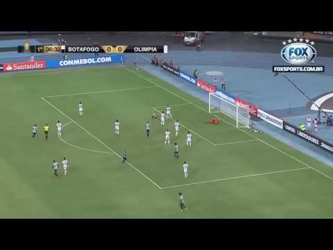 Gol de Bicicleta de Rodrigo Pimpão - Botafogo 1 x 0 Olimpia - Libertadores 2017 - Fox Sports HD
