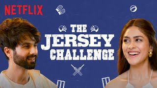 Shahid Kapoor & Mrunal Thakur Play Guess The Cricketer, And Other Games | Jersey | Netflix India