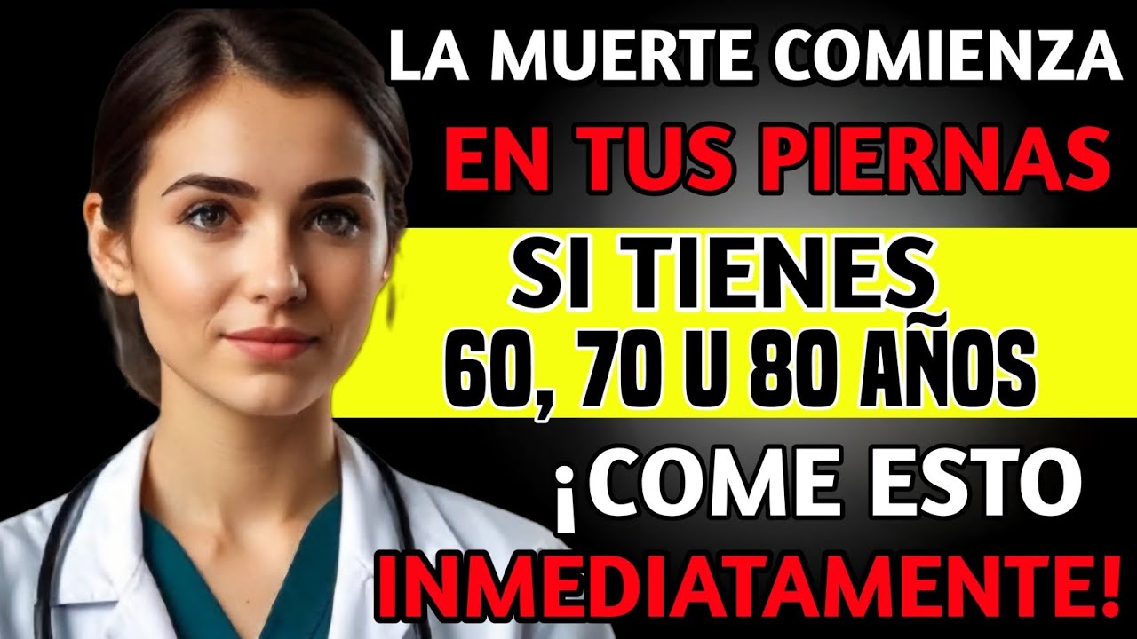 ⚠️ ¡Tus piernas se debilitan primero! Come estos 6 alimentos para fortalecerlas