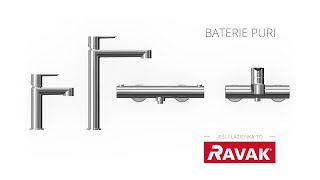 Baterie łazienkowe Puri - RAVAK