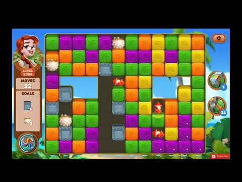 Lost Island Blast Adventure Level 1384 NO BOOSTERS - A S GAMING ✔