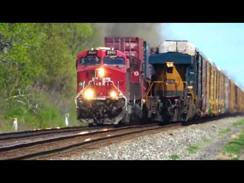 And This Happened While I Filmed a CSX Train! Also a Fast BNSF Train! Big CSX Manifest Train + More!