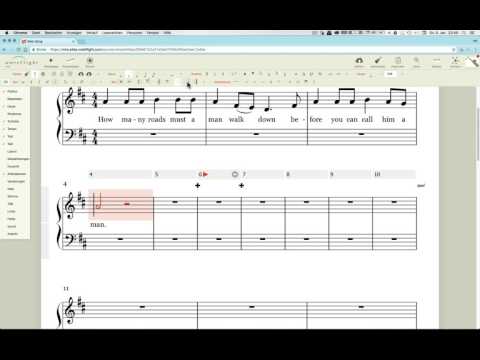 Noteflight Lektion 14 - Unterschiedliche Taktstriche und Wiederholungszeichen