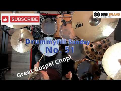 Gospel Chop Drum Fill with a mix between 16th note triplets and 32nd notes!