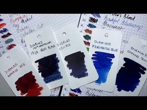 DIAMINE TOP 50! My personal favourite Diamine inks