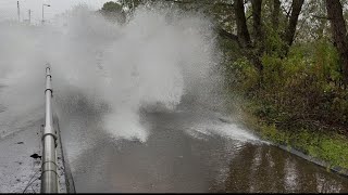 Unbelievable driver soaks bystanders and karma bites || vehicles vs deep water || flood compilation