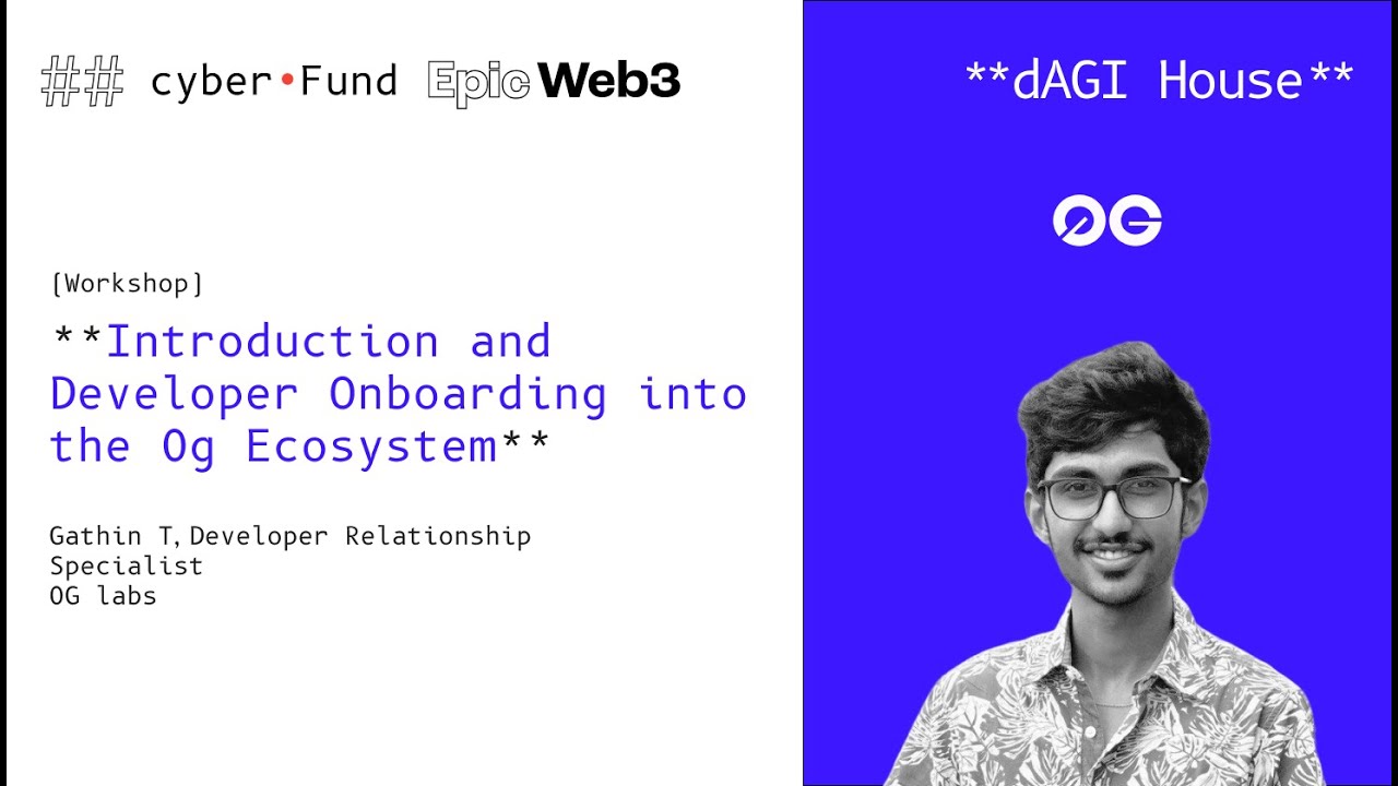 0G Ecosystem: Introduction and Developer Onboarding