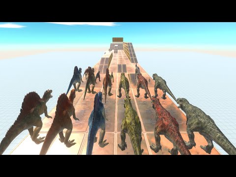 Dinosaur Speed race get a Pig - Animal Revolt Battle Simulator