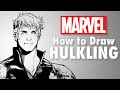 How to Draw Hulkling w/ Valerio Schiti | Marvel Comics | IN ITALIANO