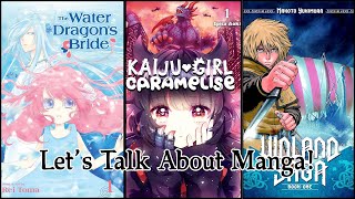 Our Manga Review & TBR List! | Vinland Saga, The Water Dragon’s Bride, Kaiju Girl & More