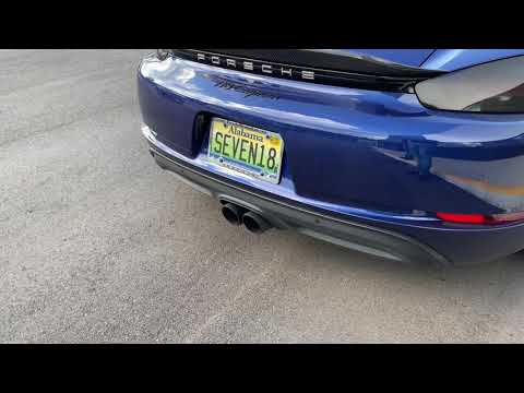 2021 718 Cayman with Soul Performance Competition Down Pipe
